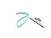 eForCity Light Blue Hand Wrist Strap Black Wired Sensor Bar For Nintendo Wii