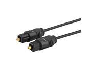 eForCity 10 FT Digital Optical Audio TosLink Cable Cord Molded M M Black