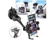 eForCity Universal Suction Phone Holder Mount with Phone Holder Plate for Samsung Galaxy S6 Edge Black