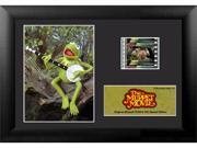 They're irreverent, irrepressible, and downright irresistible. They're the Muppets! -- starring in their first full-length movie. See how their meteoric rise to fame and fortune began: with a rainbow, a song ... and a Frog. After a fateful meeting with a big-time talent agent, Kermit the Frog heads for Hollywood dreaming of showbiz. Along the way, Fozzie Bear, the Great Gonzo, and the dazzling Miss Piggy join him in hopes of becoming film stars too. But all bets are off when Kermit falls into the clutches of Doc Hopper (Charles Durning), a fast-food mogul seeking to promote his French-fried frog-leg franchise!*7 x 5*Film Cell Clips*Special Edition*FramedThe film strip portrayed in the image above is only an example of the film cells you may receive. Please note, the cells may vary from piece to piece because they are hand selected from reels of film