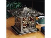 The tea lantern would look great in any yard
