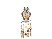 Woodstock Chimes C711 Owl Capiz Wind Chime from Asli Arts: C711 Wind