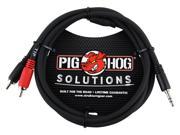 Pig Hog PB S3R03 3ft 1 8in to Dual RCA