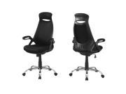 Monarch Adjustable High Back Office Chair in Black