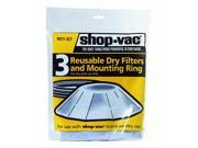 Shop Vac Reusable Paper Disc Filter.