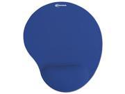Innovera IVR50447 Blue Mouse Pad and Gel Wrist Rest