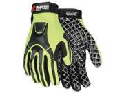 Cut Pro MC500 Gloves High Vis Lime Black X Large MC500XL