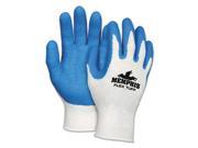 Flex Tuff Work Gloves White Blue X Large 10 gauge 1 Dozen 9680XL