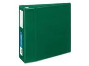 Heavy Duty Binder with One Touch EZD Rings 11 x 8 1 2 4 Capacity Green 21011