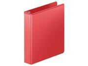 Heavy Duty D Ring View Binder w Extra Durable Hinge 1 1 2 Cap Red 385341797