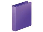 Heavy Duty D Ring View Binder w Extra Durable Hinge 1 1 2 Cap Purple