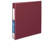 Heavy Duty Binder with One Touch EZD Rings 1 1 2 Capacity Maroon 21002