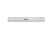Acrylic Ruler 1 16 Scaled Shatterproof 12 L Clear
