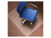 Hard Floor Chairmat Wide 45 x53 Lip 25 x12 Clear