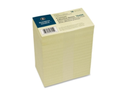 Adhesive Note Pads Plain 3 x5 100 Sht PD 18 PK Yellow