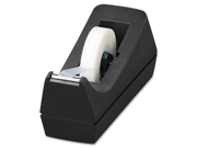 Sparco 64007 Desktop Tape Dispenser Holds Total 1 Tape s 1 Core Refillable Black