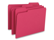 File Folder 1 Ply 1 3 Cut Assorted Tabs Letter 100 BX RD
