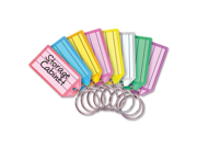 Replacement Tags for Multi Color Key Rack 2 1 4 Square Assorted Colors 4 PK