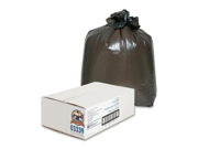 Can Liner 2 Ply 33 x39 31 33 Gallon 60 CT Brown Black
