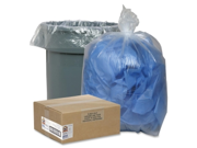 Trash Can Liner 55 60 Gallon .8Mil 38 x58 100 BX Clear