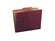 SJ Paper S60447 2 Dividers Classification Folder 8.50 Width x 11 Length Sheet Size 6 Fastener 2 Folder 1 Divider Fastener Capacity Red 15 Box