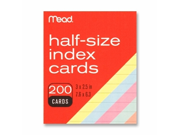 Meadwestvaco Half Size Index Card