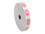 Admit One Roll Tickets 2000 Tickets Per Roll Red