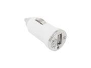 4XEM 4XMINICHARGE White Universal Mini USB Car Charger Adapter