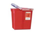 COVIDIEN Sharps Container 2 Gal. Hinged Lid PK5 SRHL100990