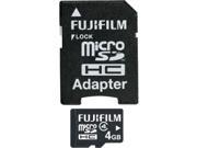 Fujifilm 600008953 Fujifilm 4gb microsdhc class 4 memory card