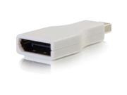 C2G DisplayPort Female to Mini DisplayPort Male Adapter White
