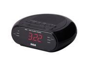 RCA RC205 Alarm Clock Radio with Red LED Dual Wake