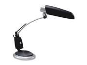 Full Spectrum 13W Desk Lamp Spring Balance Arm w 14 Reach Black Silver