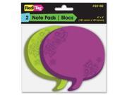 Redi Tag Thought Bubble Sticky Notes 72 ST CT