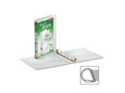 D Ring View Binder 1 Capacity 11 x8 1 2 White Sold as 1 Each