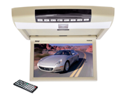 Pyle - 10.4" Flip Roof Mount Monitor &amp; DVD Player with Wireless FM Modulator, IR Transmitter, USB Flash &amp; SD Card Compatible