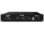 Pylehome - 19'' Rack Mount 2000 Watt Pa Amplifier With 3 Way Frequency Selectors (refurbished)