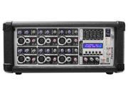 PylePro 6 Channel 600 Watts Powered Mixer w MP3