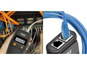 Network Cable Tester W UTP FTP BNC Coaxial Telephone Continuity Short Circuit Open Connection Test Leads Included