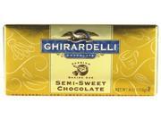 Ghirardelli Semi Sweet Chocolate, 4-ounce (pack Of 12)