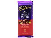 UPC 034000040216 product image for Cadbury Premium Milk Chocolate With Fruit And Nuts, 3.5-ounce Bars (pack Of 14) | upcitemdb.com