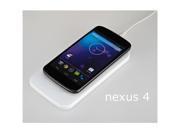 QI Standard wireless charging Pad for Nexus4 GalaxyS3 Nokia HTC8X Droid DNA Lumia920 Lumia810 S3 receiver White