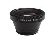 SCREW TYPE 180° Fisheye Lens for Apple iPhone 4 iPhone 4S Nano 4G Samsung galaxy S IV S4 i9500 Black