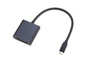 1080P 720P Micro HDMI Male to VGA Female Video Cable Cord Converter Adapter for PC