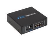 2 Port HDMI Mini Splitter Amplifier 1 In To 2 Out Dual Display