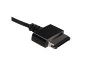 Agptek Asus Eee Pad Transformer TF201 1.5M USB Data Charger Cable Cord Compatible USB for Tablet PC 4.92 ft 1 Pack USB Proprietary Connector Black
