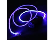 LED Light Red Micro USB Charging Data Sync Cable for HTC Samsung Galaxy S3 S4; Note III Android Phone and Tablet Visible 3.3ft