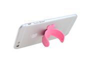 One Touch Silicone Phone Holder Stand Universal for iphone 4 4s 5 5s 5c Samsung S3 S4 Note2 Note3_Pink