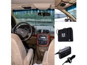 Bluetooth 4.0 Car Kit Hands Free Speakerphone with Clip Music Receiver MP3 player_Black
