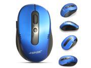 Wireless Mouse AGPtek® 2.4Ghz Wireless Mobile Optical Mouse with 6 Buttons 3 DPI Levels USB Wireless Receiver Nano Receiver Black Blue Compatible with Windo